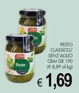 PrestoFresco Pesto classico/ senz'aglio CRAI offerta