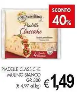 PrestoFresco Piadelle classiche MULINO BIANCO offerta