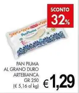 PrestoFresco Pan piuma al grano duro ARTEBIANCA offerta
