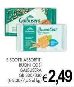 PrestoFresco Biscotti assortiti buoni così GALBUSERA offerta