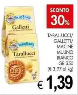 PrestoFresco Tarallucci/ galletti/ macine MULINO BIANCO offerta