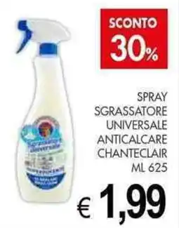 PrestoFresco Spray sgrassatore universale anticalcare CHANTECLAIR offerta