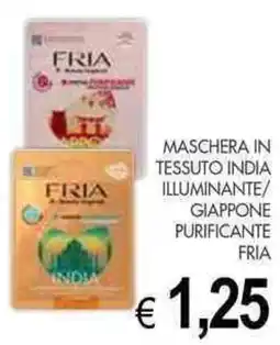 PrestoFresco Maschera in tessuto india illuminante/ giappone purificante FRIA offerta