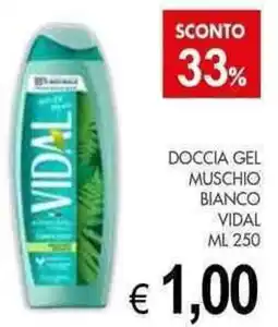 PrestoFresco Doccia gel muschio bianco VIDAL offerta