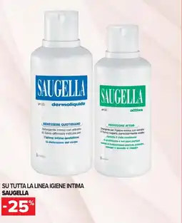 Carrefour Su tutta la linea igiene intima SAUGELLA offerta