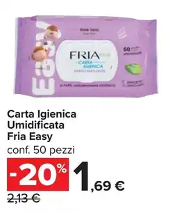 Carrefour Carta Igienica Umidificata Fria Easy offerta