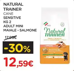 Arcaplanet Natural trainer cane sensitive adult mini maiale - salmone offerta