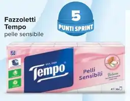 Carrefour Fazzoletti Tempo pelle sensibile offerta
