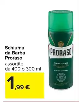 Carrefour Schiuma da Barba Proraso offerta