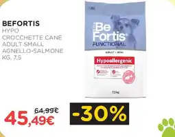 Arcaplanet Befortis hypo crocchette cane adult small agnello-salmone offerta