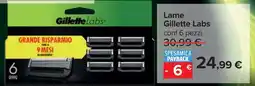 Carrefour Lame Gillette Labs offerta
