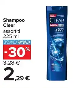 Carrefour Shampoo Clear offerta