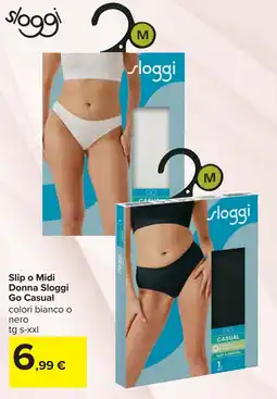 Carrefour Slip o Midi Donna Sloggi Go Casual offerta