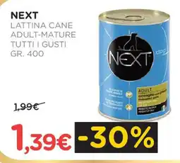 Arcaplanet NEXT lattina cane adult-mature tutti i gusti offerta