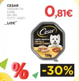 Arcaplanet CESAR Vaschetta cane offerta