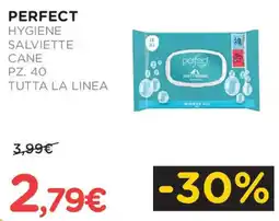 Arcaplanet PERFECT hygiene salviette Cane pz. 40 TUTTA LA LINEA offerta