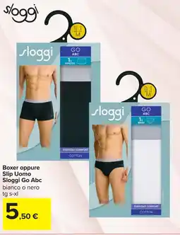 Carrefour Boxer oppure Slip Uomo Sloggi Go Abc offerta