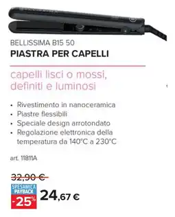 Carrefour BELLISSIMA B15 50 PIASTRA PER CAPELLI offerta