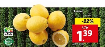 Lidl Limoni 1kg offerta