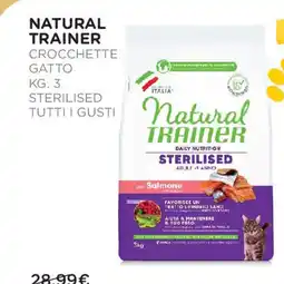 Arcaplanet NATURAL TRAINER Crocchette gatto sterilised tutti i gusti offerta