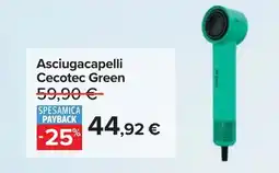 Carrefour Asciugacapelli Cecotec Green offerta