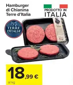 Carrefour Express Hamburger di Chianina Terre d'Italia offerta