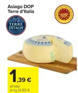 Carrefour Express Asiago DOP Terre d'Italia offerta
