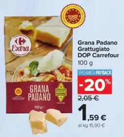 Carrefour Express Grana Padano Grattugiato DOP Carrefour offerta