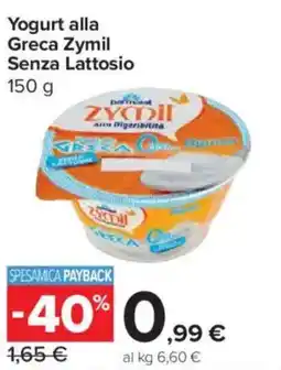 Carrefour Express Yogurt alla Greca Zymil Senza Lattosio offerta