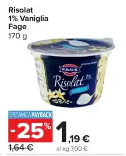 Carrefour Express Risolat 1% Vaniglia Fage offerta