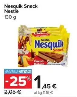 Carrefour Express Nesquik Snack Nestlè offerta