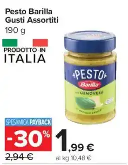 Carrefour Express Pesto Barilla Gusti Assortiti offerta
