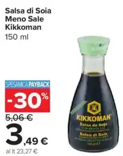 Carrefour Express Salsa di Soia Meno Sale Kikkoman offerta