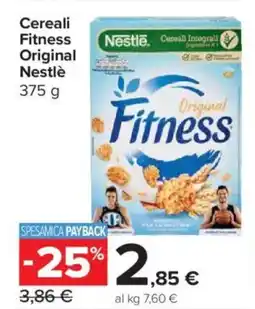Carrefour Express Cereali Fitness Original Nestlè offerta