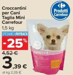 Carrefour Express Croccantini per Cani Taglia Mini Carrefour offerta