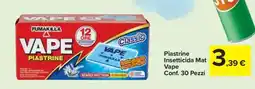 Carrefour Express Piastrine Insetticida Mat Vape offerta