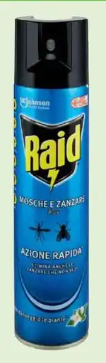 Carrefour Express Spray Mosche e Zanzare Raid offerta