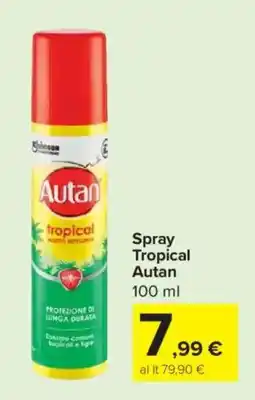 Carrefour Express Spray Tropical Autan offerta