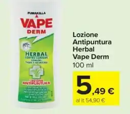 Carrefour Express Lozione Antipuntura Herbal Vape Derm offerta