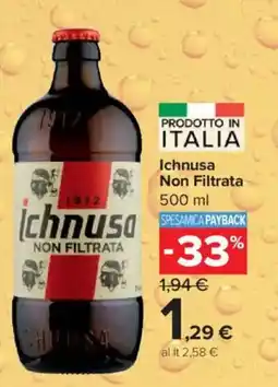 Carrefour Express Ichnusa Non Filtrata offerta