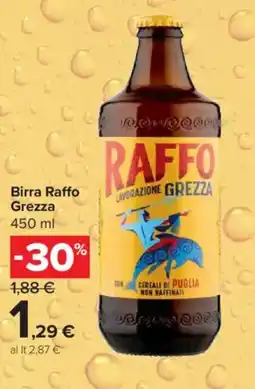 Carrefour Express Birra Raffo Grezza offerta
