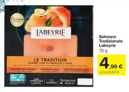 Carrefour Express Salmone Tradizionale Labeyrie offerta