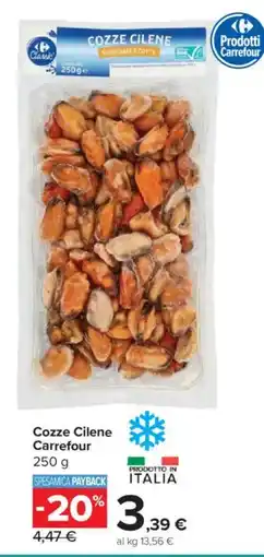 Carrefour Express Cozze Cilene Carrefour offerta