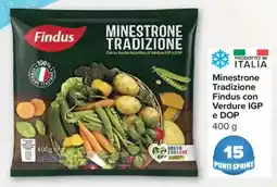 Carrefour Express Minestrone Tradizione Findus con Verdure IGP e DOP offerta