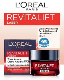 Carrefour Express Crema Viso Giorno Revitalift Laser x3 L'Oreal Paris offerta