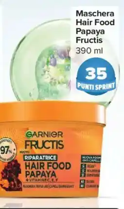 Carrefour Express Maschera Hair Food Papaya Fructis offerta