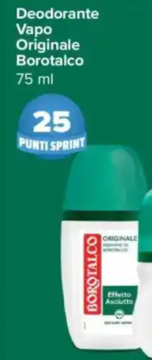 Carrefour Express Deodorante Vapo Originale Borotalco offerta