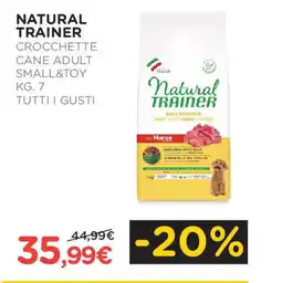 Arcaplanet NATURAL TRAINER Crocchette cane adult small&toy tutti i gusti offerta