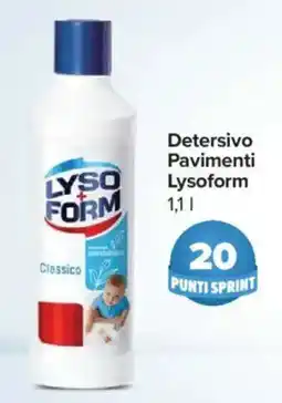 Carrefour Express Detersivo Pavimenti Lysoform offerta