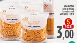 Ciro Amodio CIRO AMODIO pasta di semola formati normali varie trafile offerta